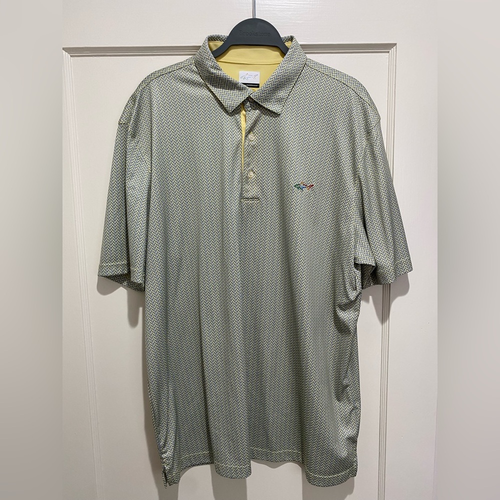 Yellow Greg Norman Polo - Play Dry Collection